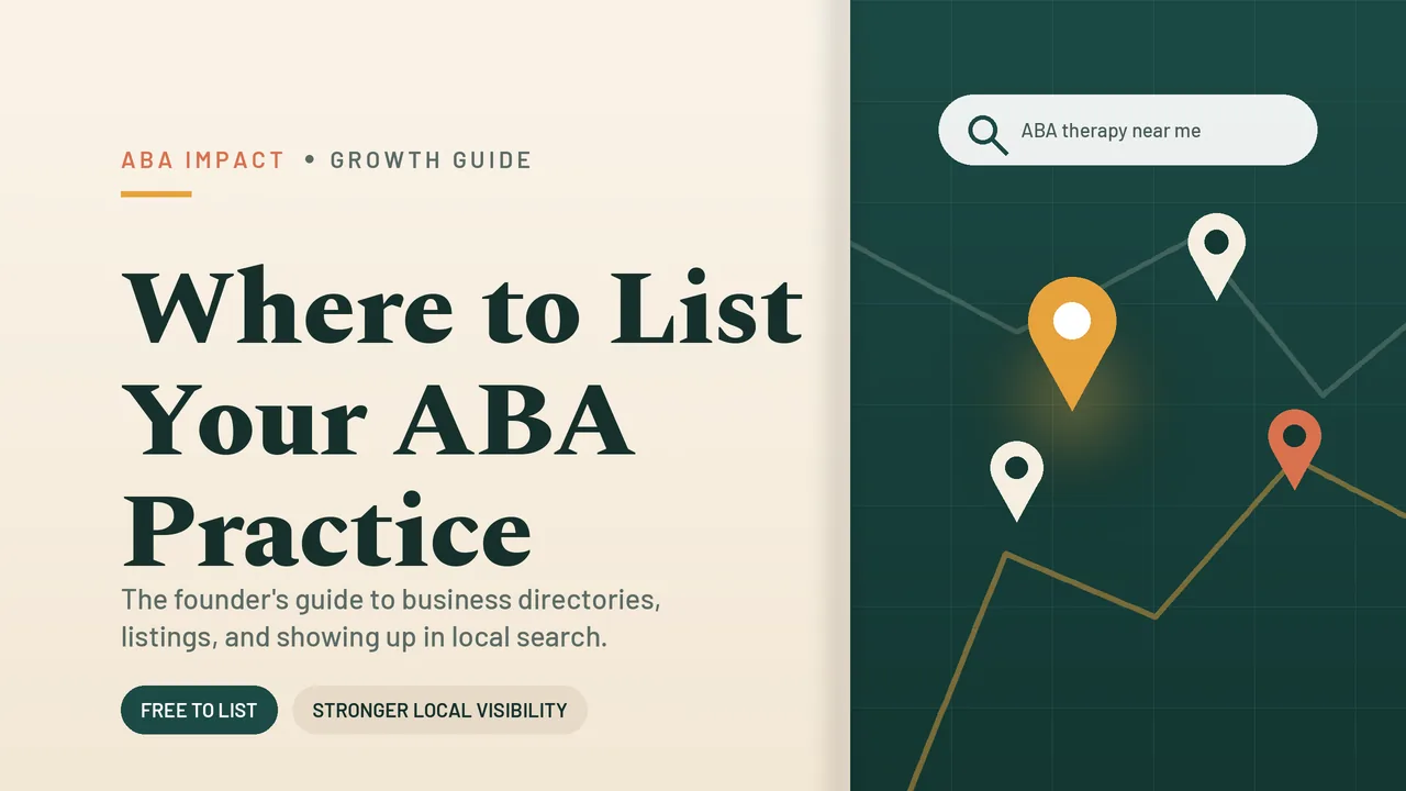 The ABA Founder's Guide to Business Directories: Where to List Your Practice (and Why It Matters)